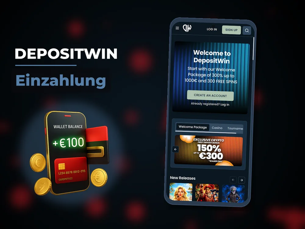 DepositWin - Einzahlung