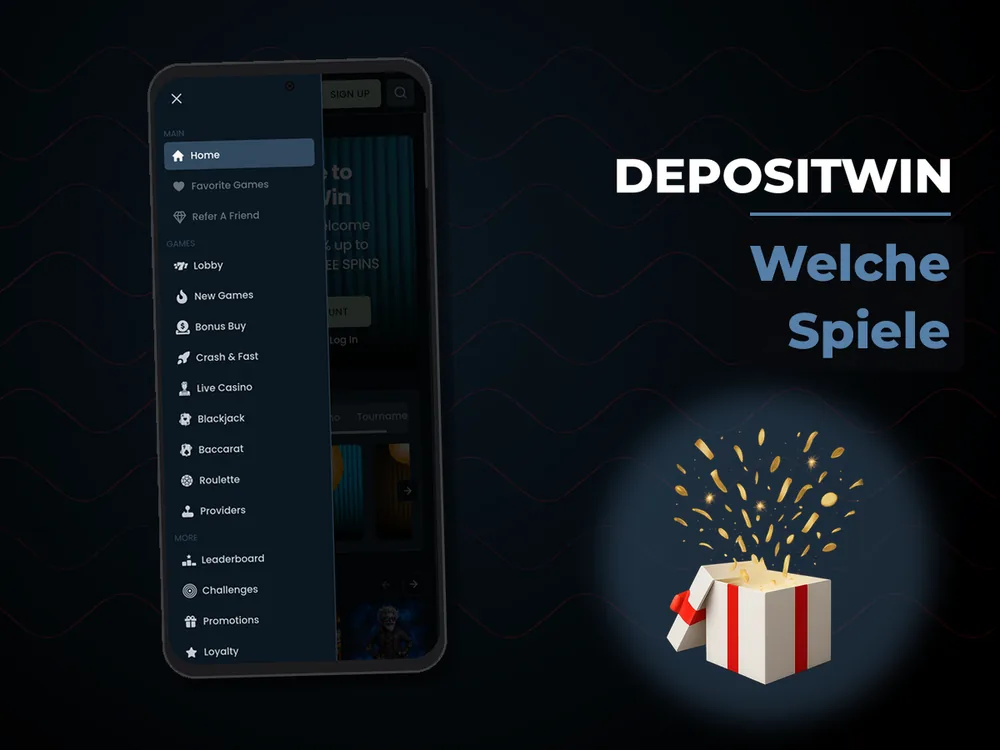 DepositWin - Welche Spiele