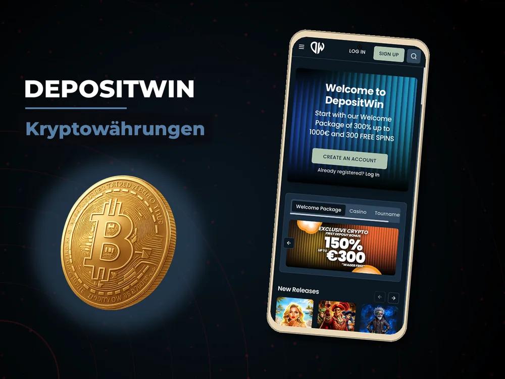DepositWin - Kryptowährungen